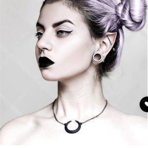 Rogue and wolf necklace earrings and ring set